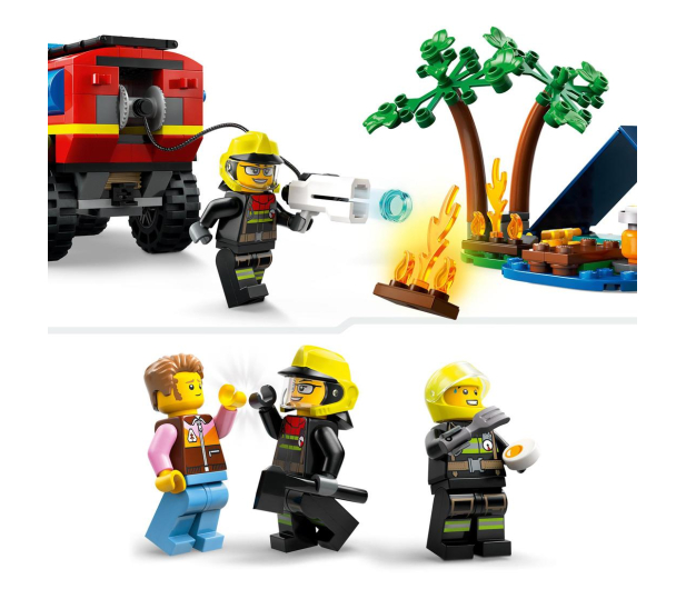 LEGO City 60412 Terenowy wóz strażacki z łodzią ratunkową - 1203367 - zdjęcie 5